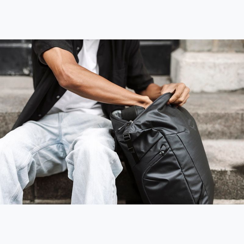 Osprey Transporter Zinch 22 l raven black city backpack 16