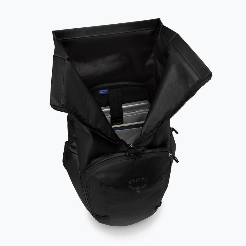 Osprey Transporter Roll Top 30 l raven black urban backpack 4