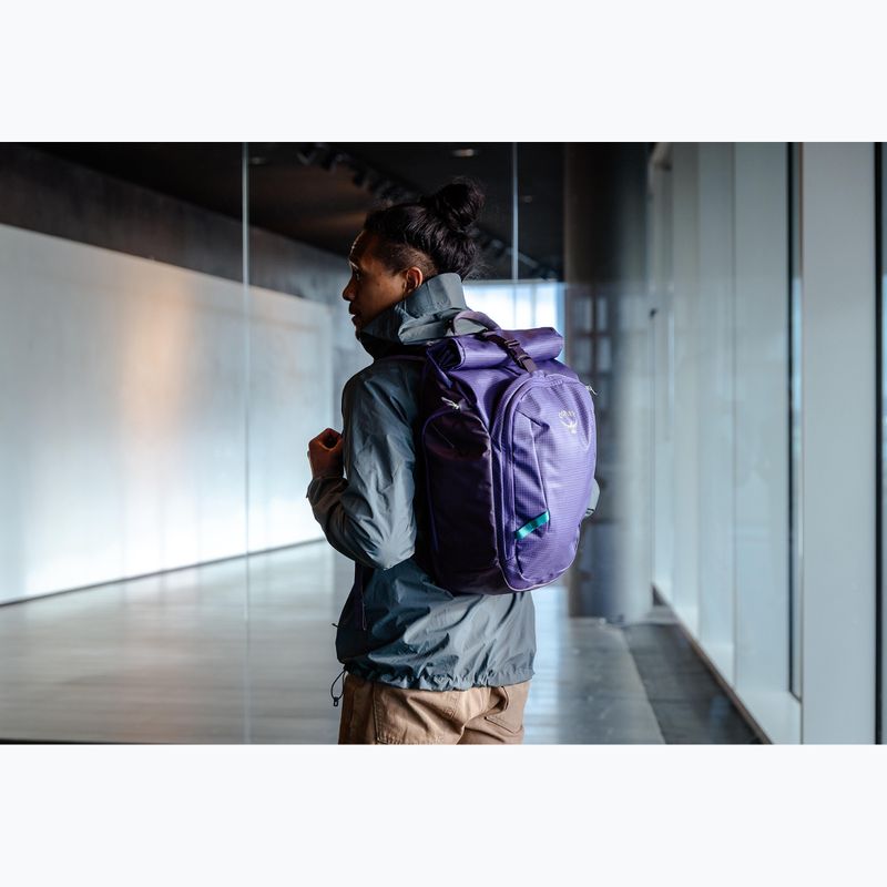 Osprey Transporter Roll Top 20 l city backpack euphoria purple 5
