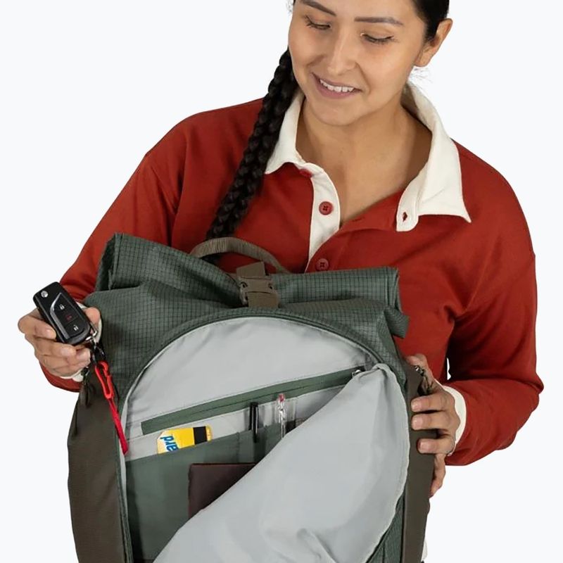 Osprey Transporter Roll Top 20 l pine leaf city backpack 11