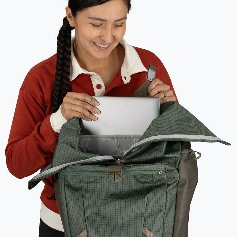 Osprey Transporter Roll Top 20 l pine leaf city backpack 12