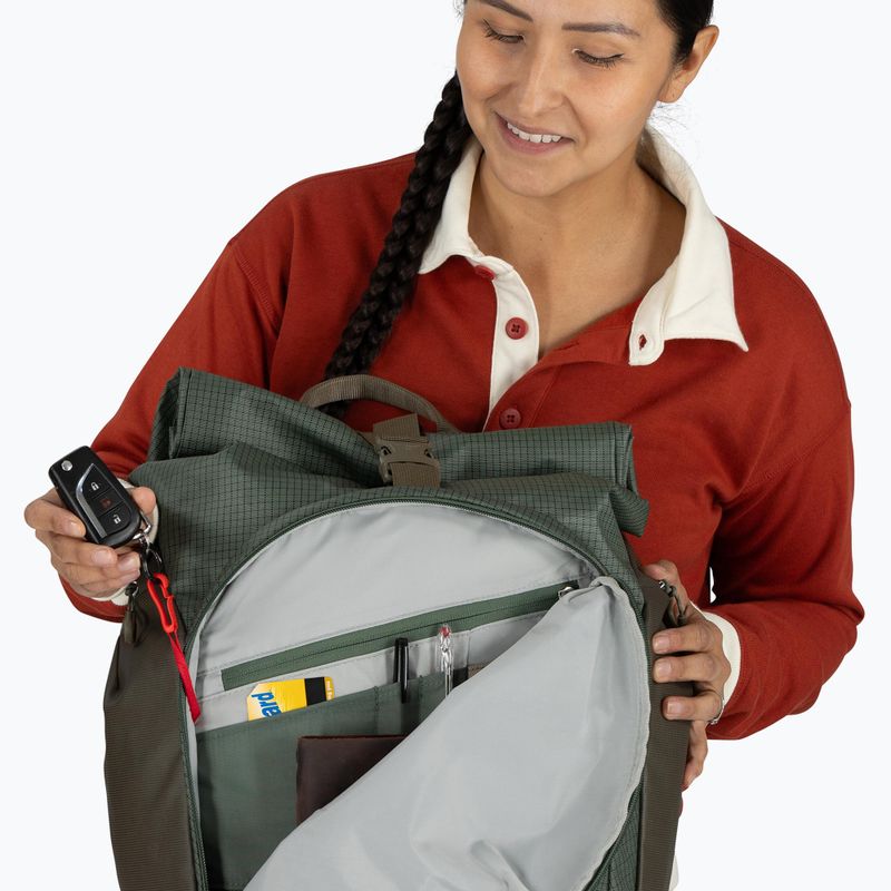Osprey Transporter Roll Top 30 l pine leaf urban backpack 14