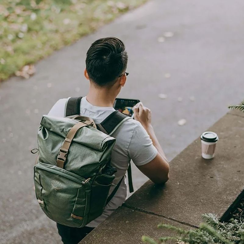 Osprey Transporter Roll Top 20 l pine leaf city backpack 14
