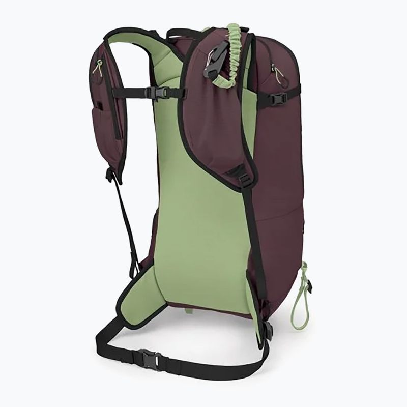 Osprey Firn 18 l skydiving backpack elderberry purple/peppermint green 3