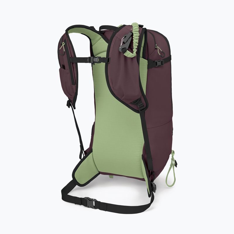 Osprey Firn 18 l skydiving backpack elderberry purple/peppermint green 4