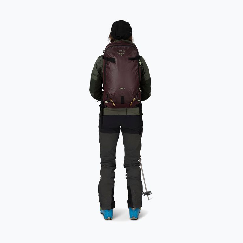 Osprey Firn 18 l skydiving backpack elderberry purple/peppermint green 6