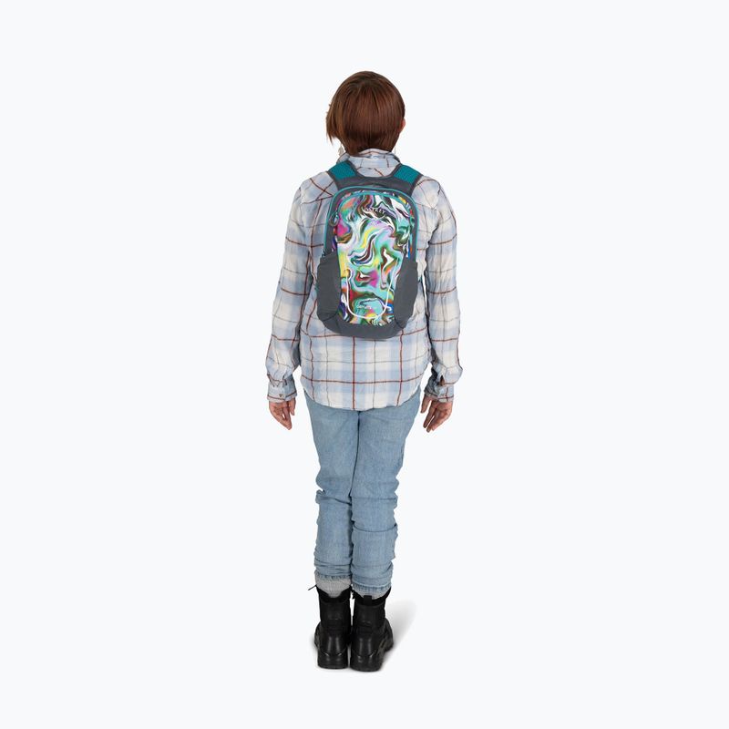 Urban backpack dziecięcy Osprey Daylite Jr Pack 10 l euphoria rainbow print tungsten 8