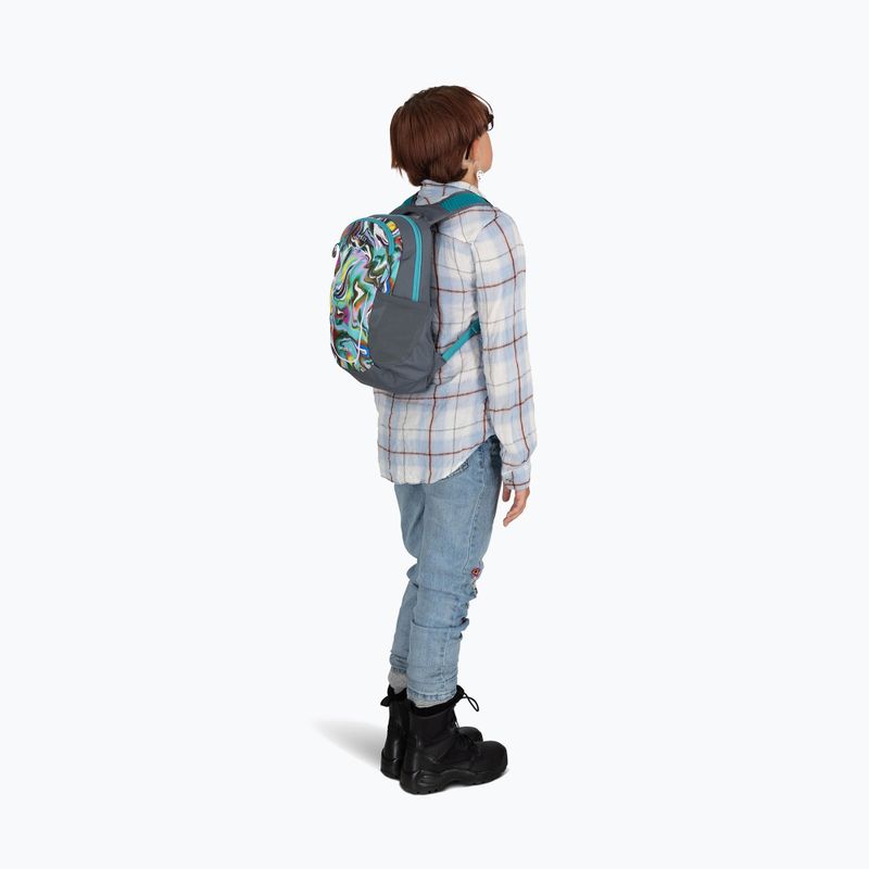 Urban backpack dziecięcy Osprey Daylite Jr Pack 10 l euphoria rainbow print tungsten 9