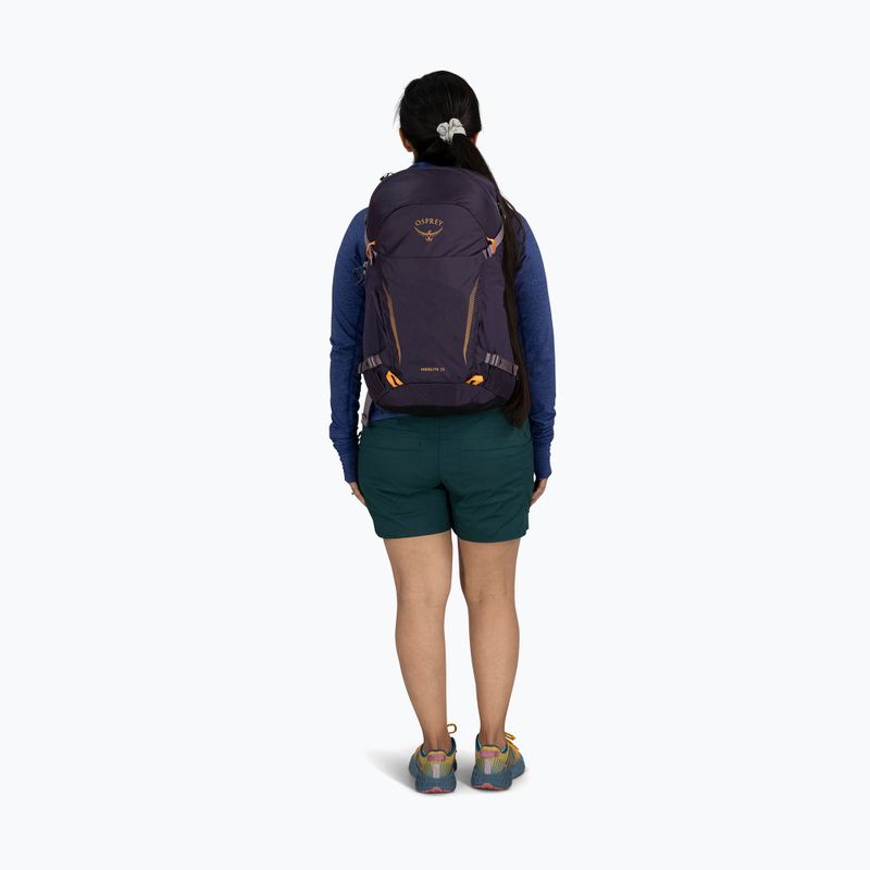 Osprey Hikelite 26 l hiking backpack purple ink/ purple dusk/ cheddar orange 7