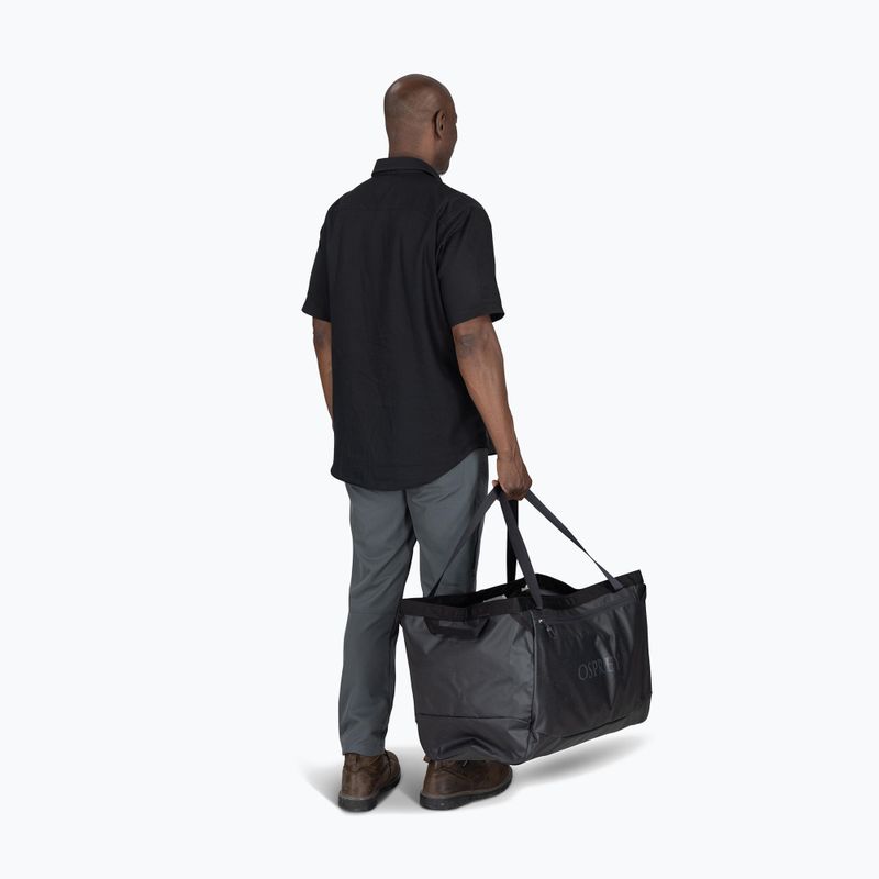 Travel bag Osprey Transporter Gear Tote 60 l raven black/black 5