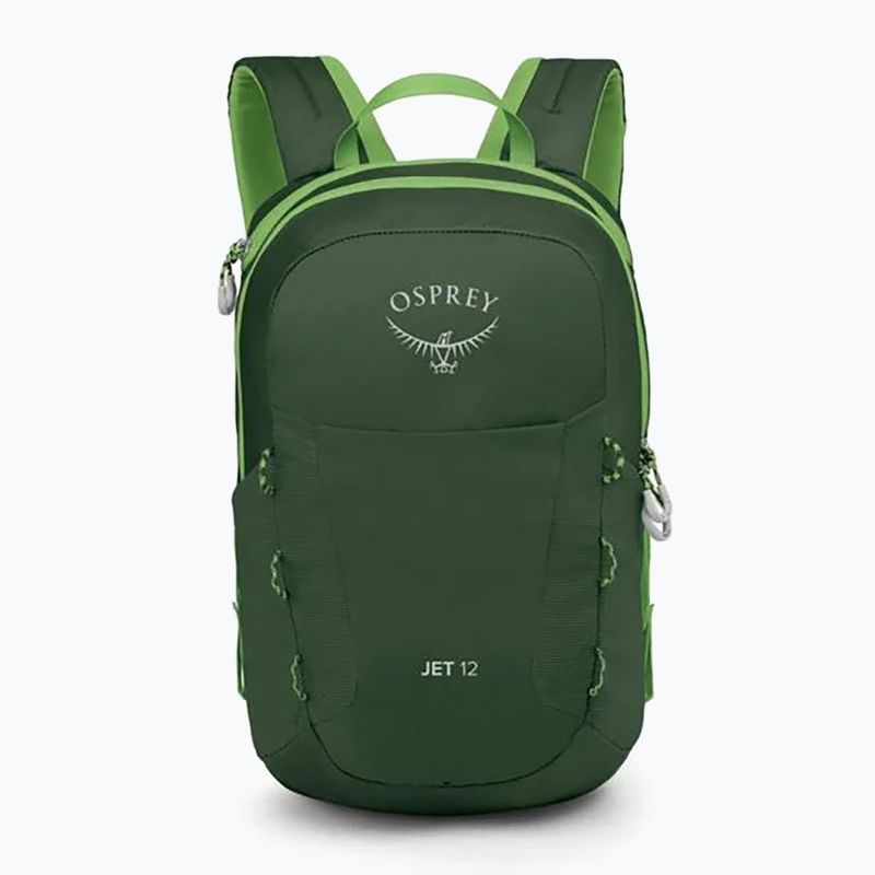 Osprey Jet 12 l green canopy / limeline green children's hiking backpack