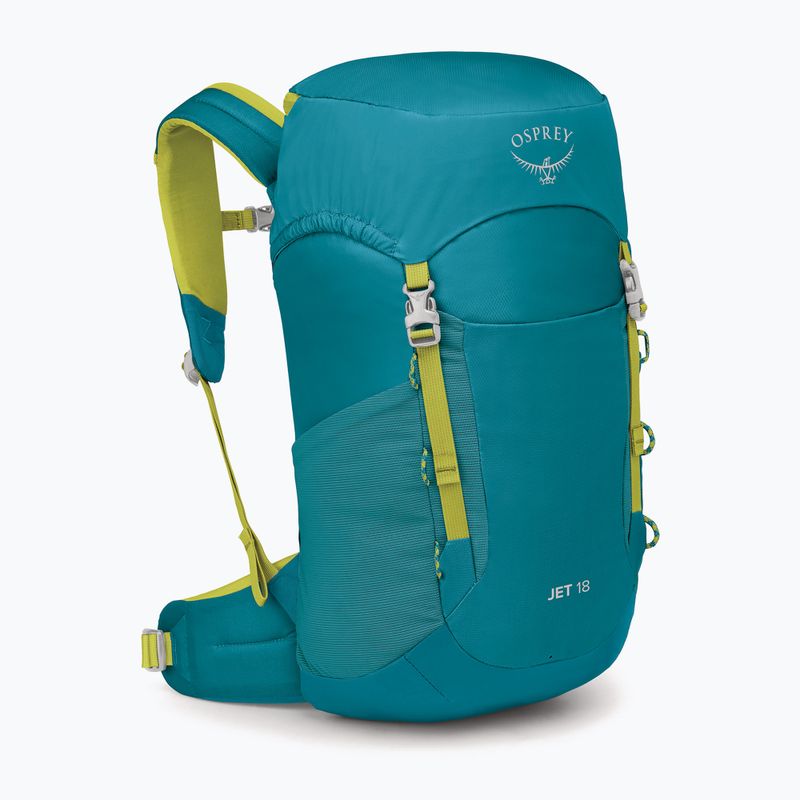 Children's hiking backpack Osprey Jet 18 l blue spikemoss 2