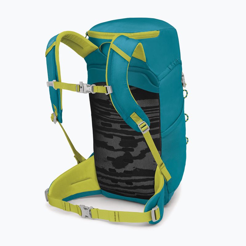 Children's hiking backpack Osprey Jet 18 l blue spikemoss 3