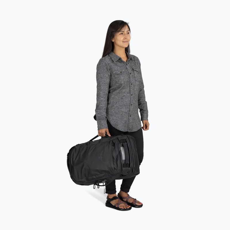 Osprey Transporter Squffel 70 l raven black travel bag 5