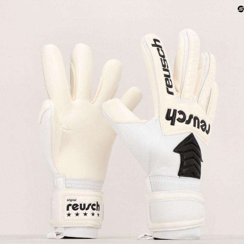 Reusch Legacy Arrow Silver goalkeeper gloves white 5370204-1100 10