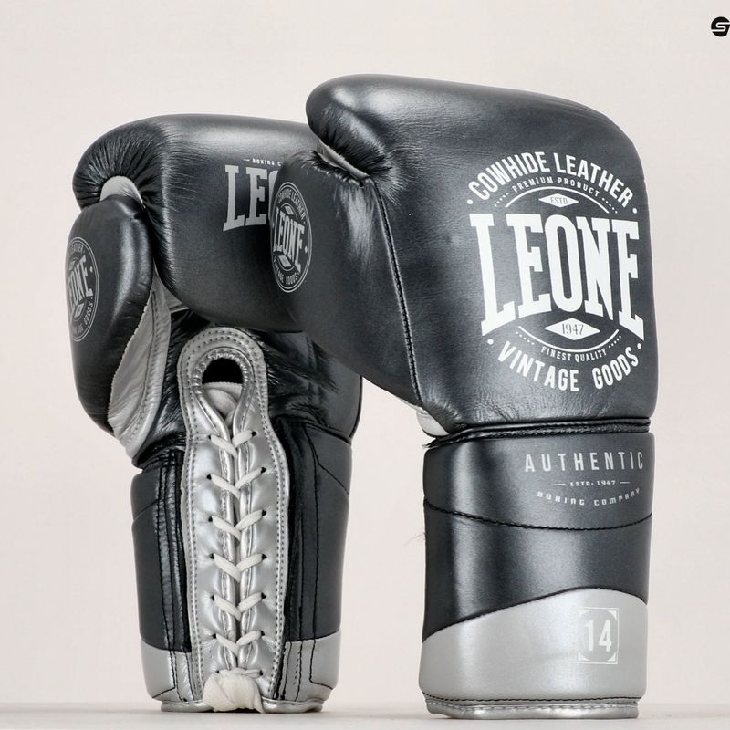 LEONE 1947 Authentic 2 slate grey boxing gloves 13