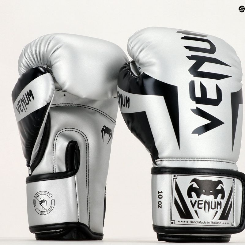 Venum Elite men's boxing gloves green 1392-451 8
