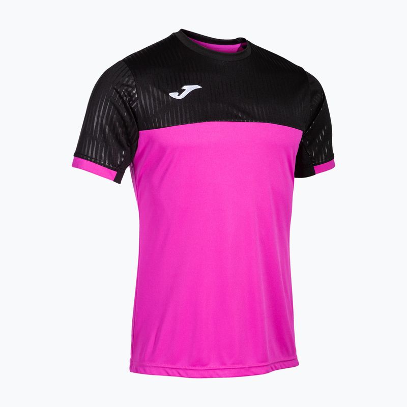 Men's tennis shirt Joma Montreal fluorescent pink/black 5