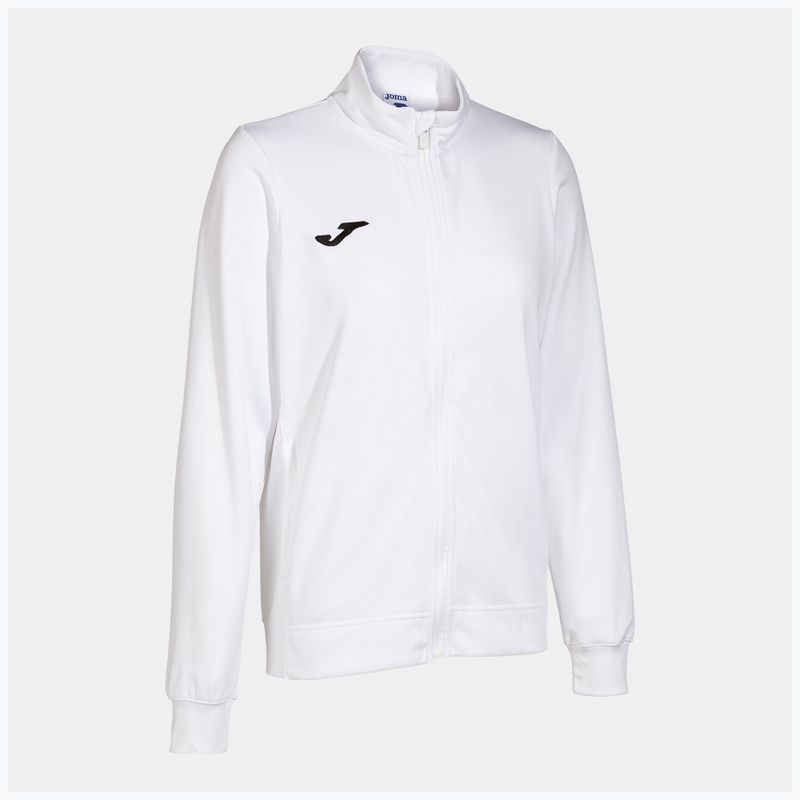 Women's Joma Winner II Full Zip running sweatshirt white 10
