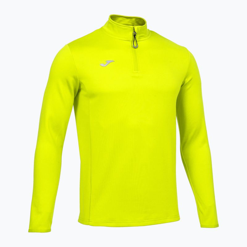 Men's Joma Running Night fluor yellow sweatshirt 4