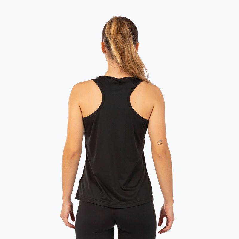 Women's tennis tank top Joma Montreal black 3