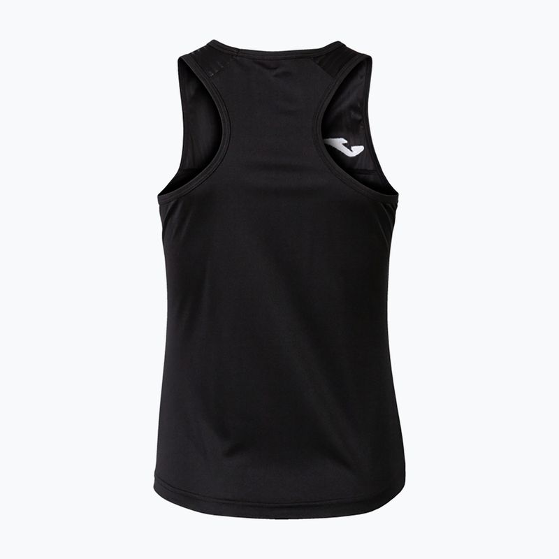 Women's tennis tank top Joma Montreal black 7