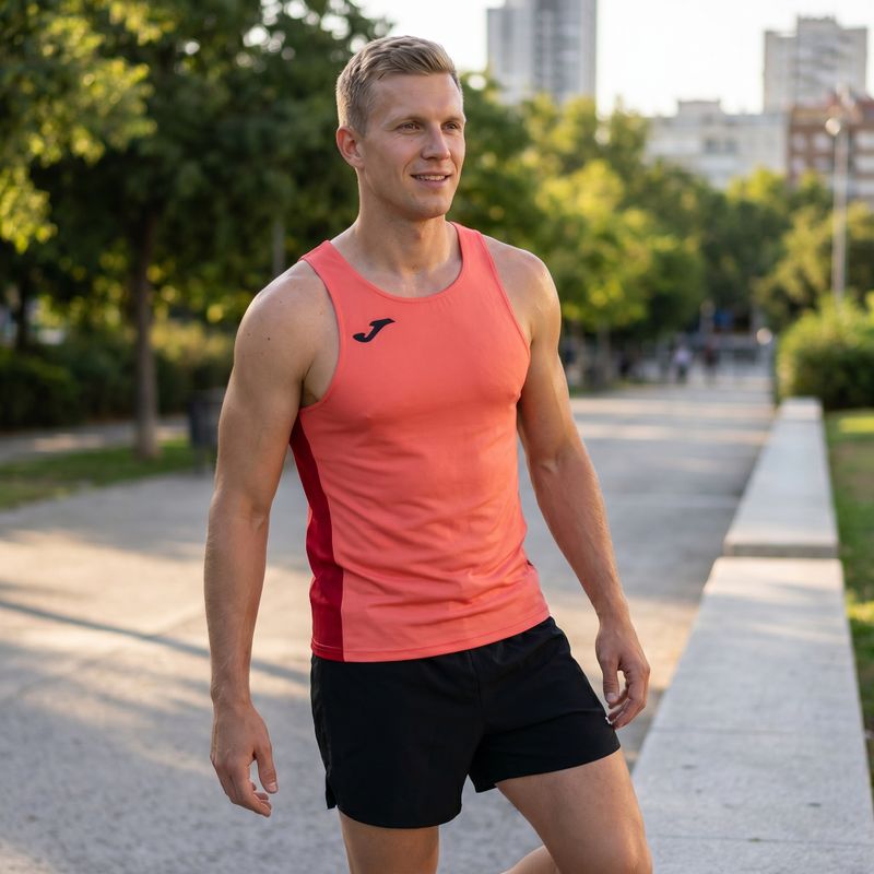Men's Joma R-Winner fluor orange running shirt 7