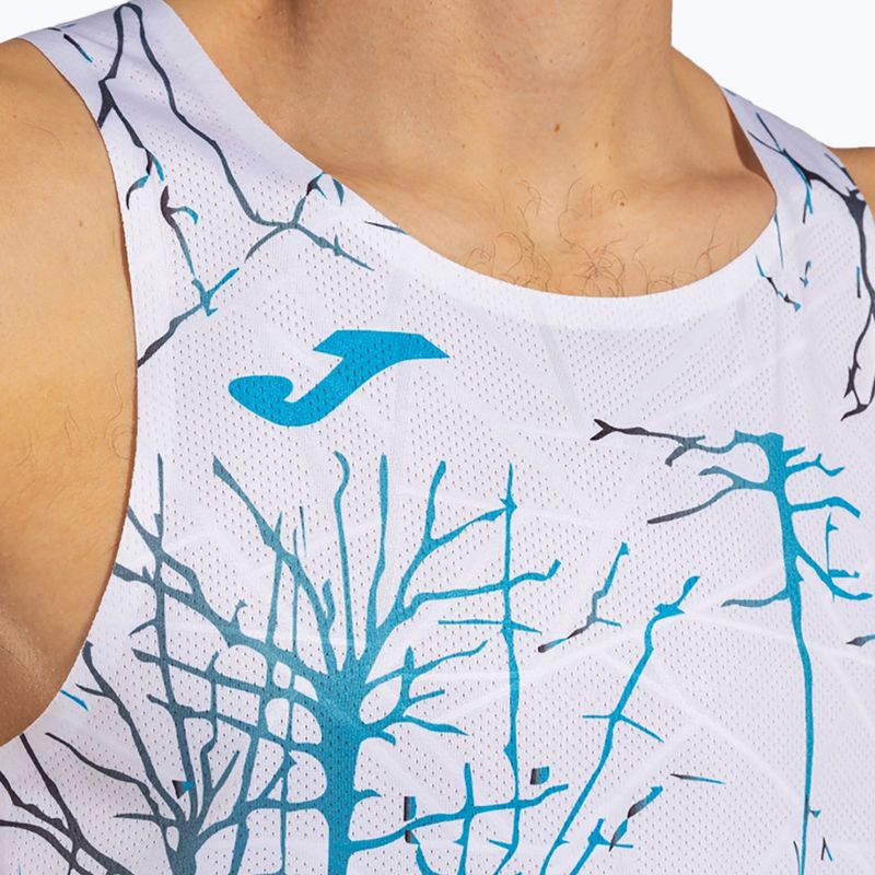 Men's running tank top Joma Elite IX white 5