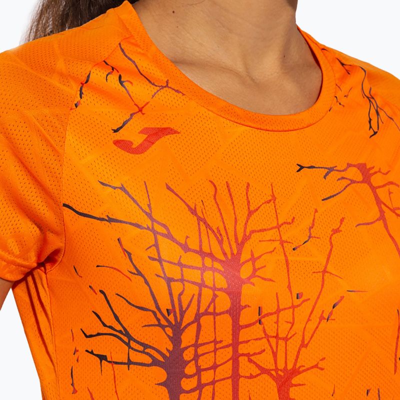 Women's running shirt Joma Elite IX orange 4