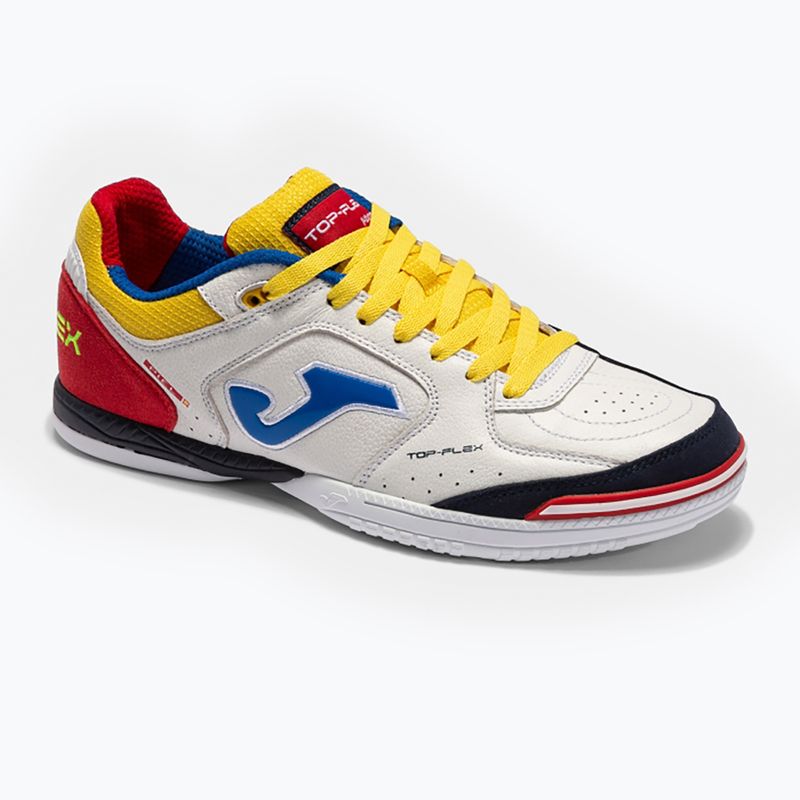 Men's football boots Joma Top Flex IN white/red 11