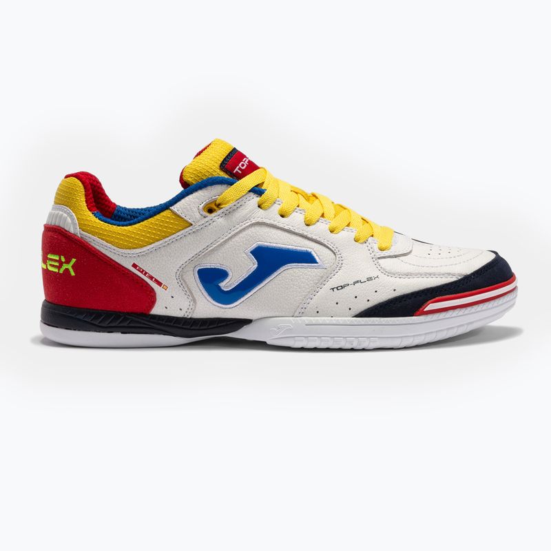 Men's football boots Joma Top Flex IN white/red 12