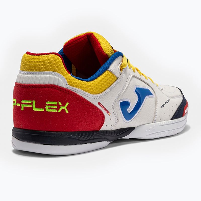 Men's football boots Joma Top Flex IN white/red 14