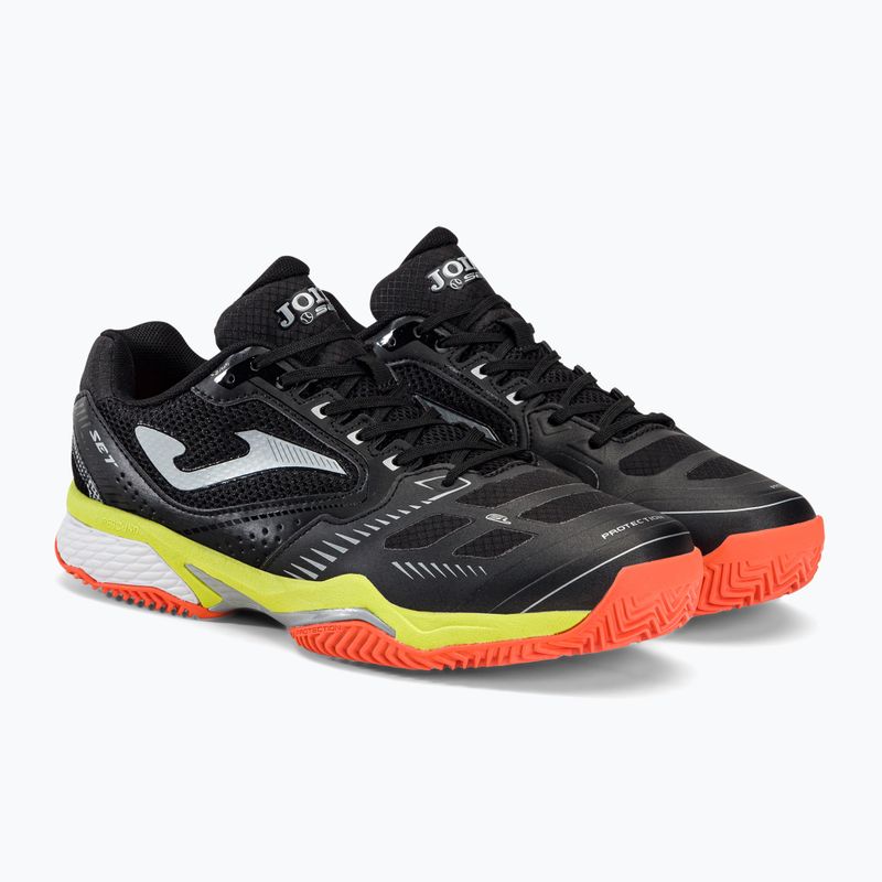 Joma T.Set men's tennis shoes black TSETW2201P 4
