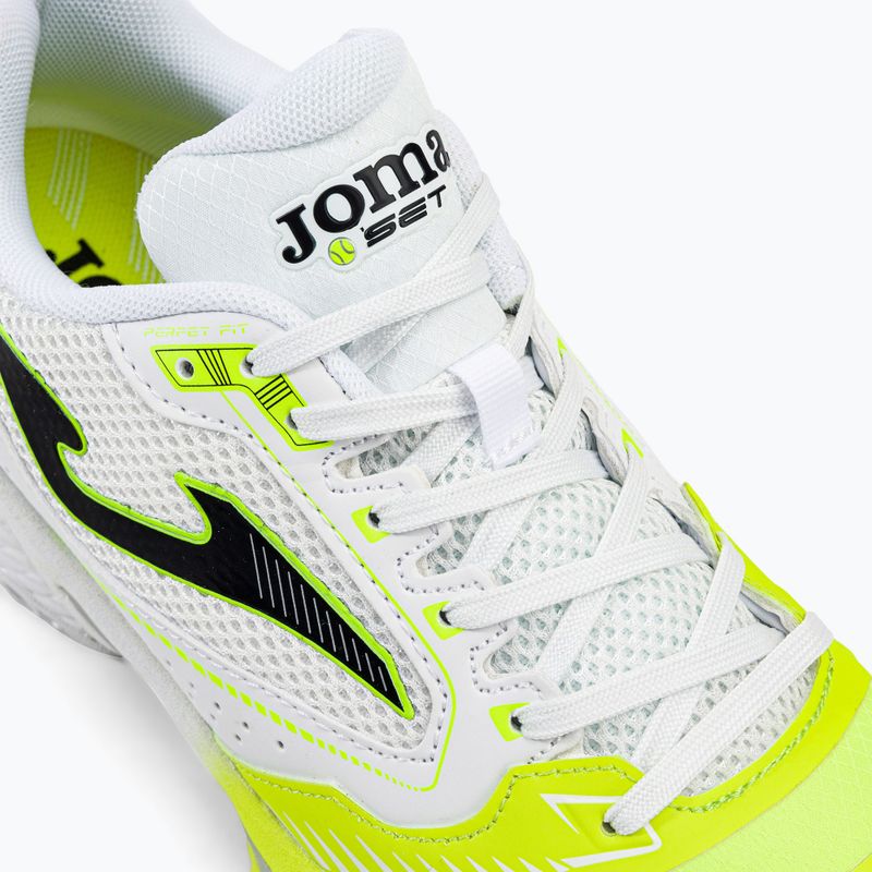 Joma T.Set men's tennis shoes white and yellow TSETW2209P 8