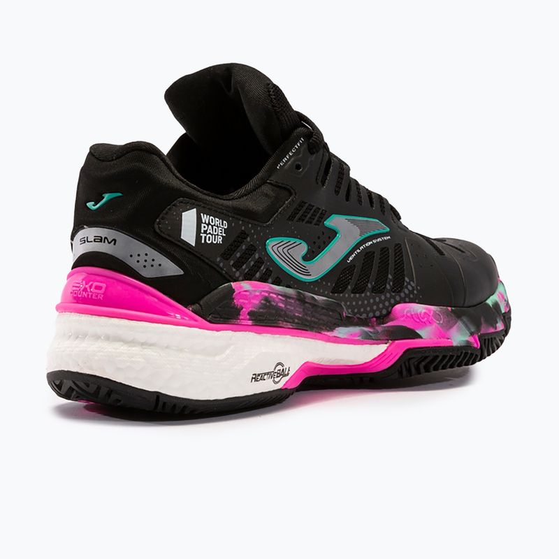 Joma Slam Lady P black/fuchsia women's shoes 14