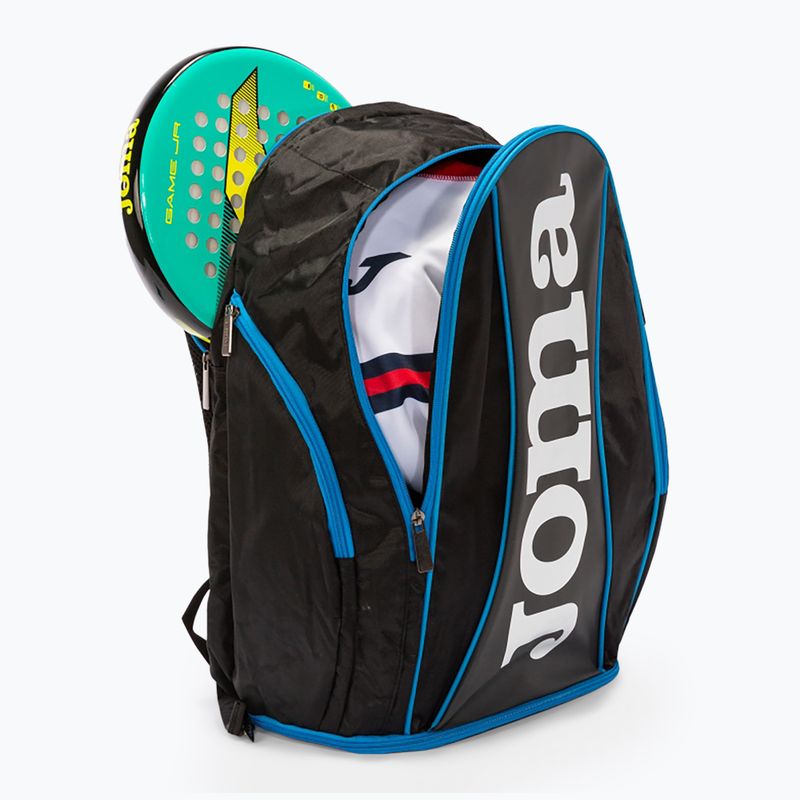 Joma Open tennis backpack black-blue 400925.116 8