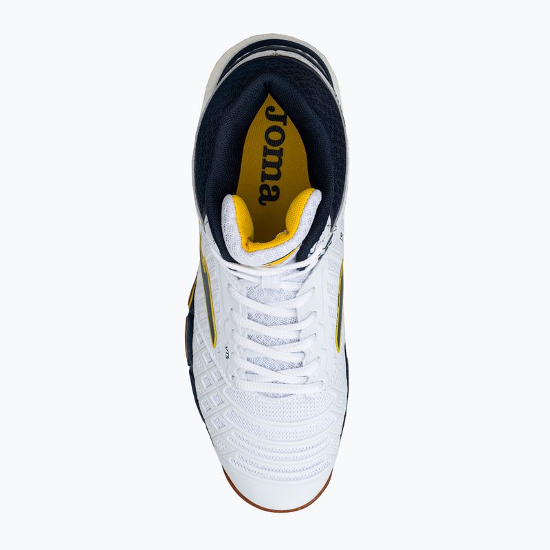 Joma men's volleyball shoes V.Block 2202 white and navy blue VBLOKW2202 6
