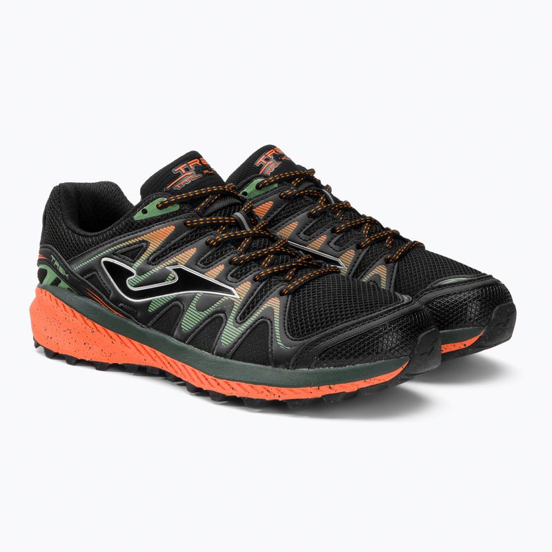 Joma Tk.Trek men's running shoes black and orange TKTREW2231H 4