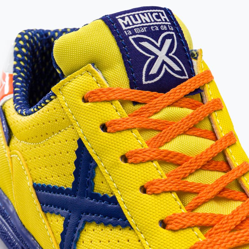Children's football boots MUNICH G-3 Kid Profit yellow 8
