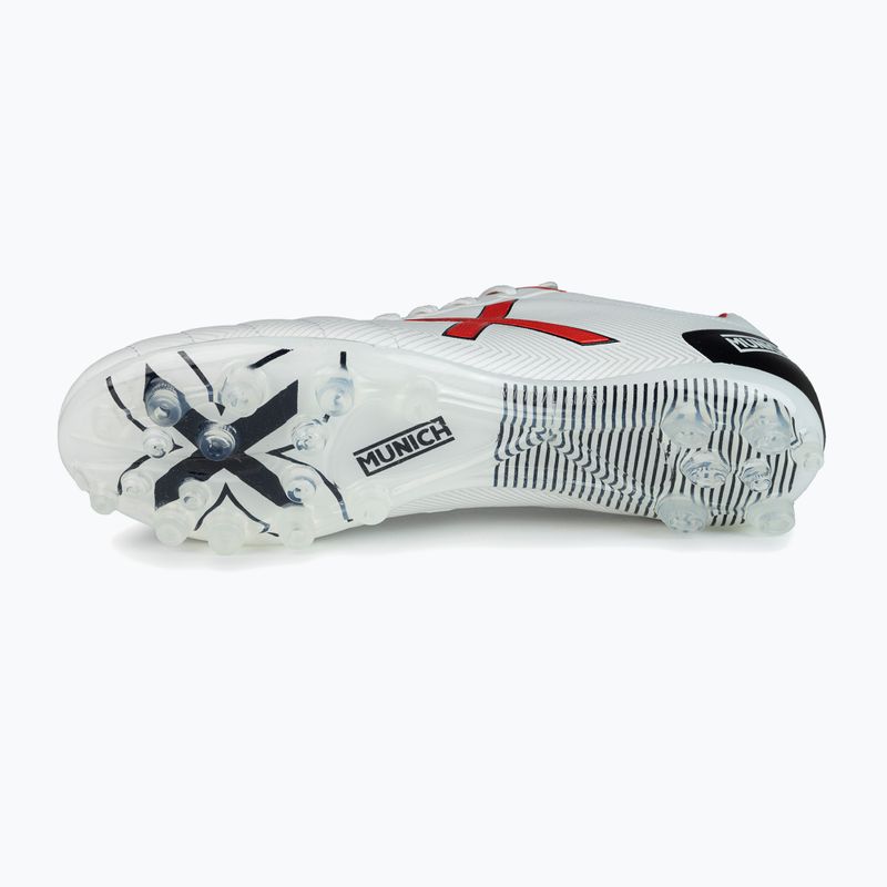 Football boots MUNICH Arenga FG blanco/rojo 12