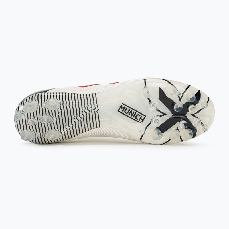 Football boots MUNICH Arenga FG blanco/rojo 4