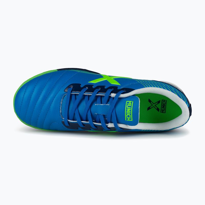Children's football boots MUNICH Arenga Kid TF azul 4