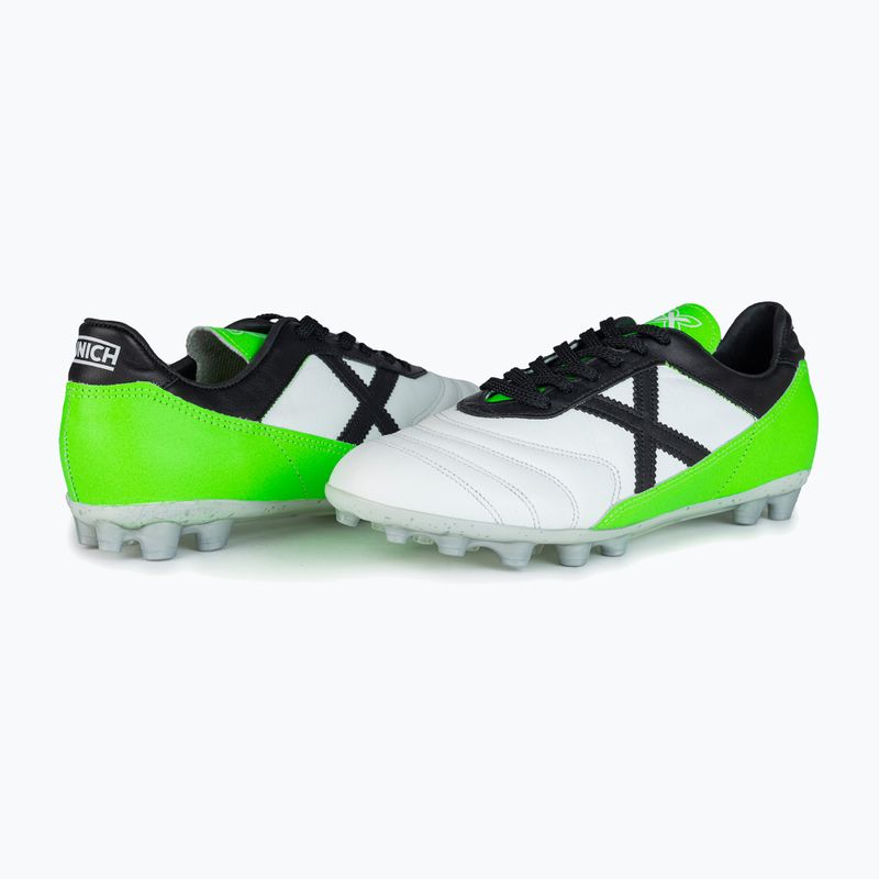 MUNICH Mundial 2.0 AG blanco/verde football boots 8