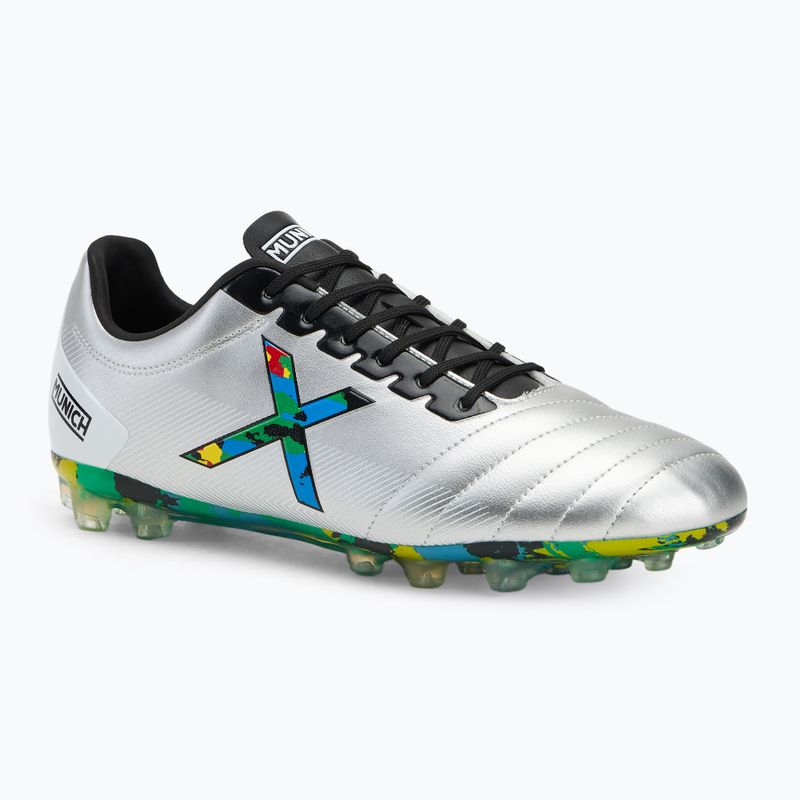 MUNICH Arenga Olympix FG plateado football boots