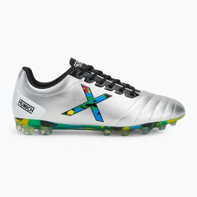 MUNICH Arenga Olympix FG plateado football boots 2