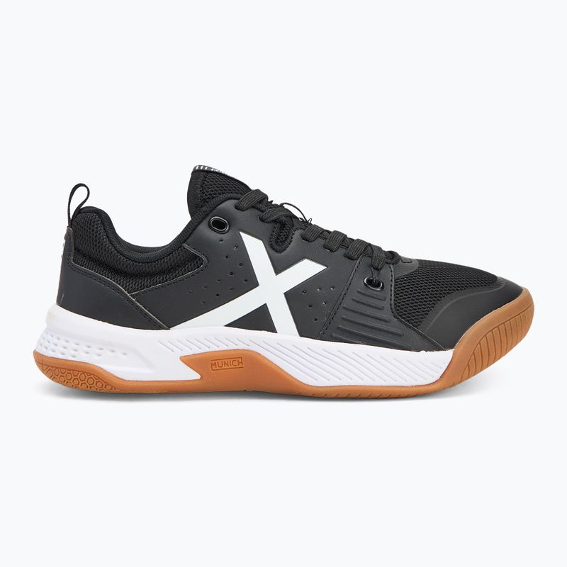 MUNICH Pista negro handball shoes 2