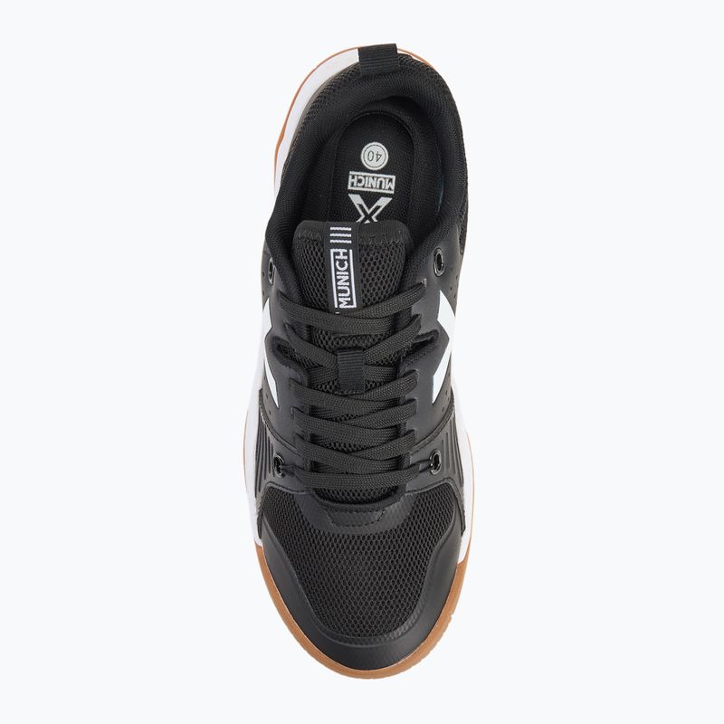 MUNICH Pista negro handball shoes 5