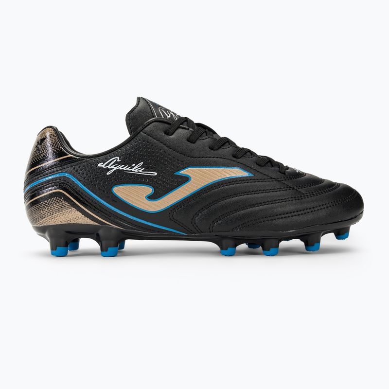 Men's Joma Aguila FG football boots black/gold 2