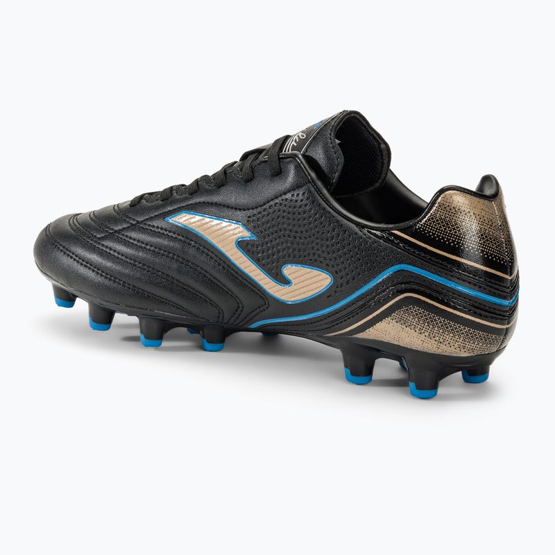 Men's Joma Aguila FG football boots black/gold 3