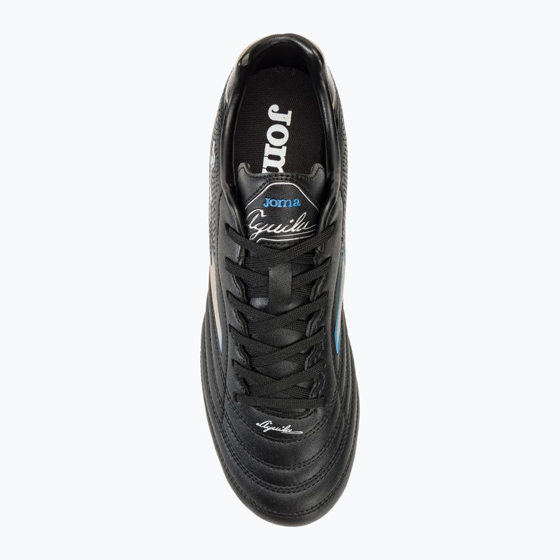 Men's Joma Aguila FG football boots black/gold 5